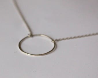 CIRCUS Silver Ring Necklace