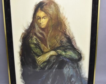 Vintage Turner Wall Accessory Woman 1971 Julie Juliet