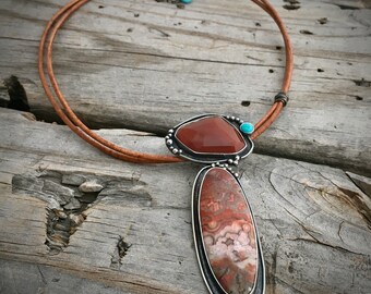 Sterling Silver Necklace One Of a Kind Handmade Necklace By Joy Kruse Wild Prairie Silver Jewelry