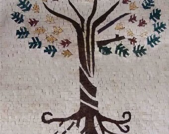 Mosaic Designs - Abstract Sanskrit Tree