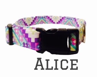 Purple Aztec design