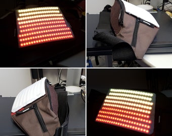 Disco Fanny Pack - LED Bum Bag Vector Model