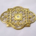 10pcs Raw Brass Filigree Findings DIY Crafts Fashion Design Wholesale Supply bf130