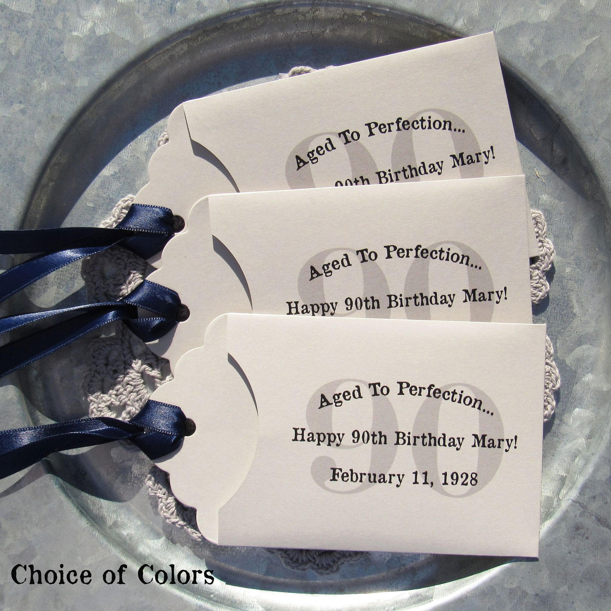 90th Birthday Favors Adult Birthday Favor 90th Party