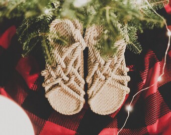 Handmade JC Rope Sandals Camel