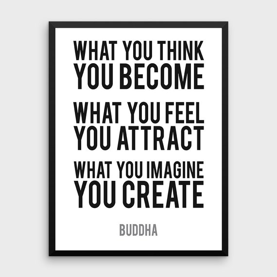 Buddha Wall Art Buddha Print Buddha Poster Buddha Quote Law