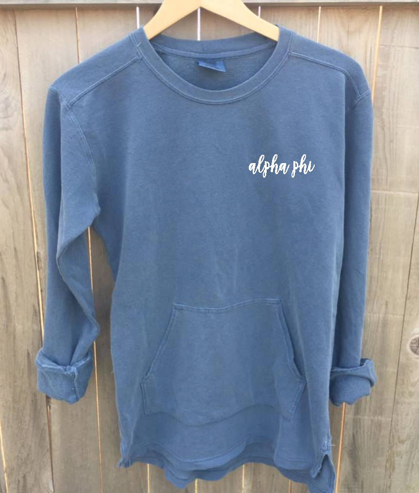 comfort colors sweatshirt sizing