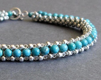turquoise bracelet genuine turquoise bracelet sterling silver turquoise gemstone festival jewelry southwestern jewelry boho bracelet
