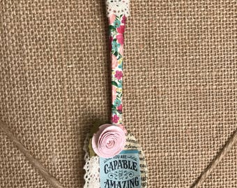 Inspriational Motivational mixed media spoon