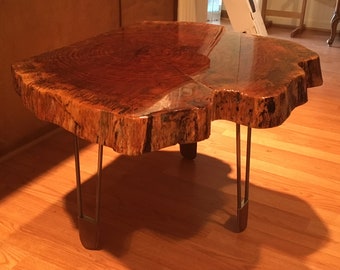 Table: Live Edge-OAK, wood