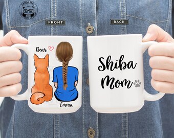 Personalized Shiba Inu Mug, Shiba Inu Mug, Shiba Inu Mom Mug, Shiba Inu Dad Mug, Gift For Dog Mom,Gift For Dog Dad, Gift For Shiba Inu Lover