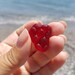 Genuine Italian Sea Glass, Ionian Sea Glass, Sea Beach Glass, Rare Red Sea Glass for Collection, Jewelry or Mosaic, II-052