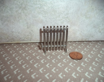 1:12 scale Dollhouse Miniature Metal Radiator