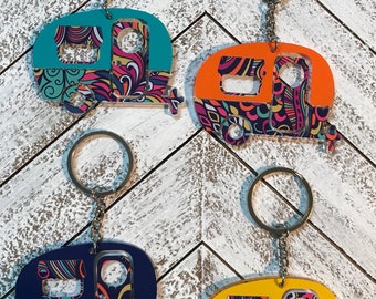 Camper keychains/ Camper Key Chains/ vintage camper