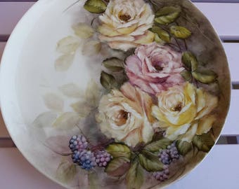 Hand Painted porcelain Wall plate