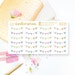 Mini Spring Banners | S0014 | Planner Stickers | Perfect for the Erin Condren, Plum Paper, Happy, Mambi, Kikki or Filofax Planners!!!