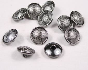7 style metal Shank (50180 am) 18mm button