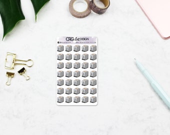Toaster Stickers | Planner Erin Condren Filofax Travelers Notebook