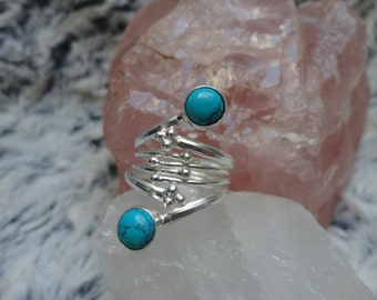 turquoise ring, size 53
