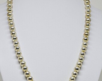 Yelow Tone Beaded Necklace