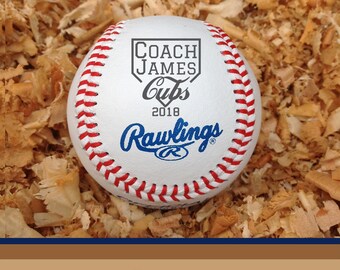 Baseball Coach's Gift Engraved Baseball
