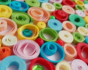 Paper quilling ballerina