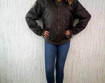 Vintage John Baner Military Bomber Jacket