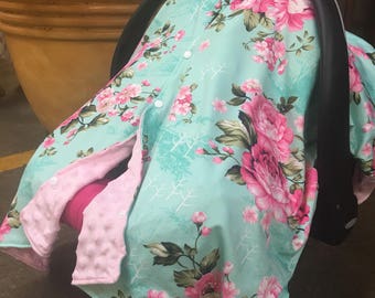 45%off Baby car seat canopy baby infant car seat canopy cover blanket fit all infant baby girl car seat