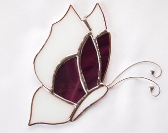 Stained Glass Butterfly Suncatcher