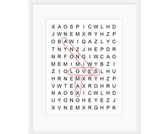 Circle Word Puzzle - customised