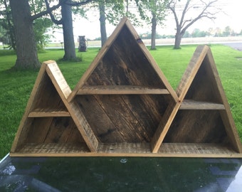 Geometric Mountain Shelf / Triangle Shelf / Shelves