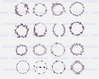 Circle Arrows SVG - Circle Arrows Monogram SVG - Circle Arrows clipart - Digital files download svg, png, eps, jpg, dxf