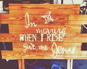 Items similar to Painted Headboard (Quotes or Scripture) on Etsy