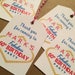 Las Vegas Sign Party Favor Tags | Game Night | Casino Theme
