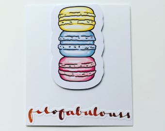 Macaroons Magnetic Book Mark - Page Marker