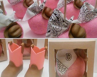 Fondant Cowgirl little hat, Cowgirl Birthday Party, Apples