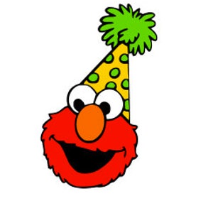 Elmo Birthday SVG 6 LAYERS