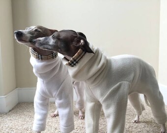 Tartan Fleece Dog Pajamas (All Breeds)