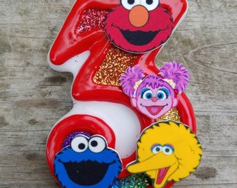 Elmo Birthday candle, Sesame Street Birthday Candle
