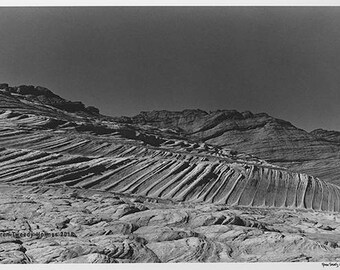 Sandstone erosion, Arizona, 2000