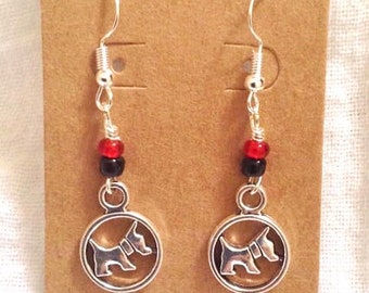 Scottie Dog Earrings, Scottish Terrier Earrings