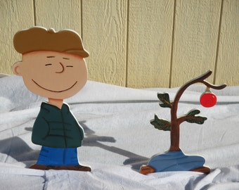 Peanuts Charlie Brown Christmas Tree Yard Sign