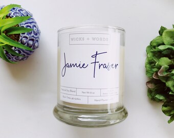 Wicks + Words - Jamie Fraser - Outlander Inspired Natural Soy Candle