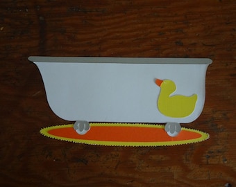 Scrapbooking ~ Bath Tub with duck