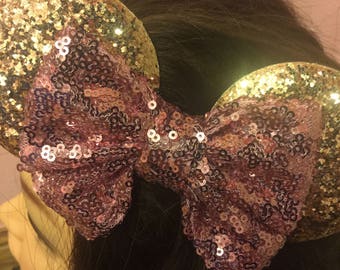 Minnie Mouse Sequin Headband