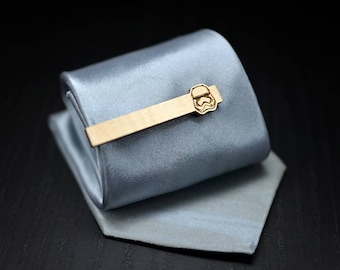 NEW Star Wars Tie Clip - 2018 STORMTROOPER Maple wood tie bar