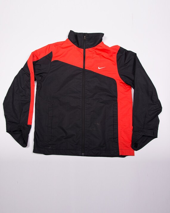 red nike zip up