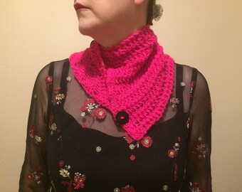 Sparkly Button me Any Way Neck Warmer