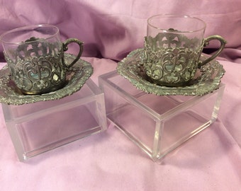 Raimond Glass and saucer set