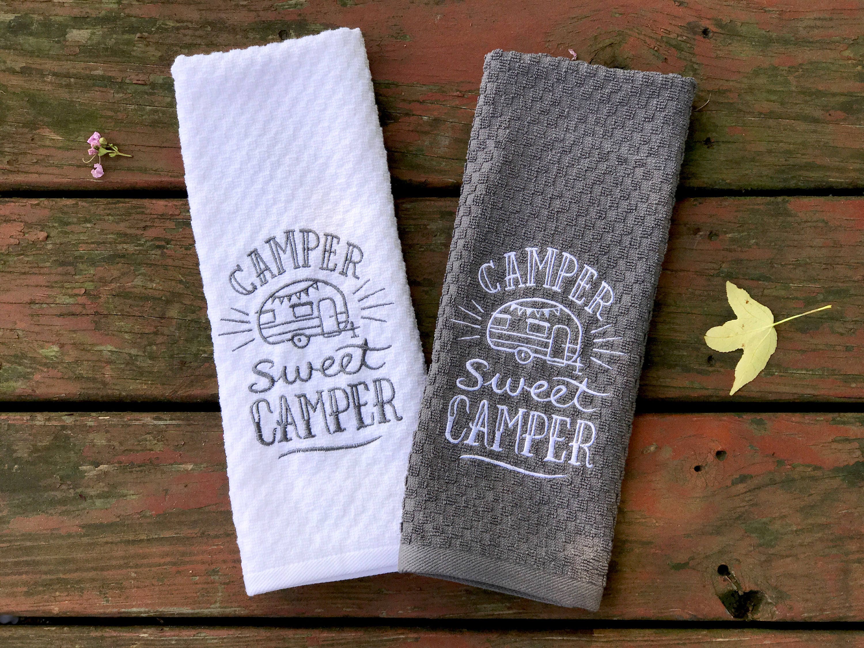 Camper Sweet Camper Camping Towel RV Towel Camper Towel
